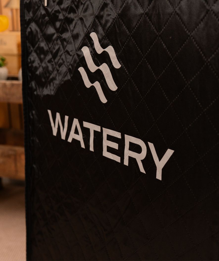 Watery tragbare Dampfsauna - Ambience - Schwarz