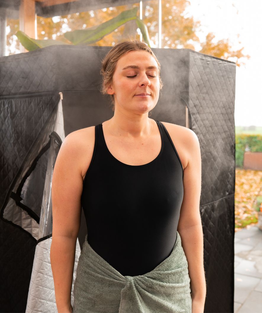 Watery tragbare Dampfsauna - Ambience - Schwarz