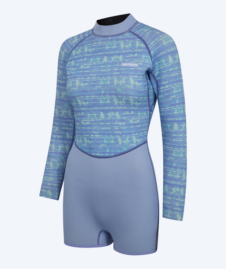 Watery Neopren Springsuit für Damen - Compass - Hellblau
