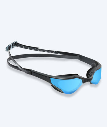 Watery Schwimmbrille - Instinct Elite Mirror - Schwarz/blau