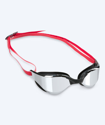 Watery Schwimmbrille - Instinct Mirror - Rot/silber