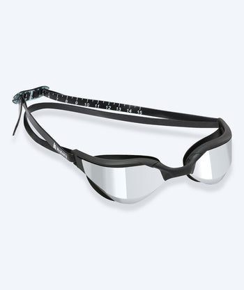 Watery Schwimmbrille - Instinct Ultra Mirror - Schwarz/silber