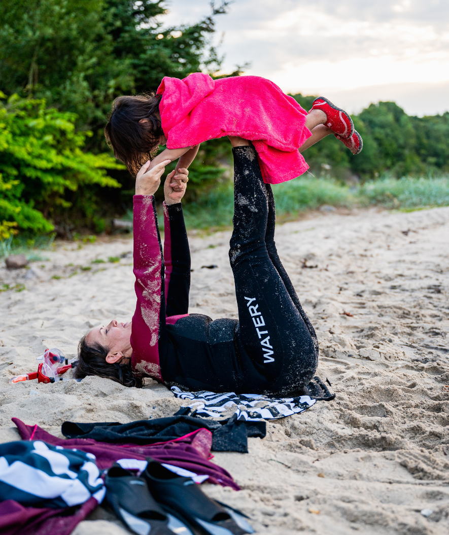 Watery Neoprenanzug für Damen - Gecko (3mm) - Dust Rosa