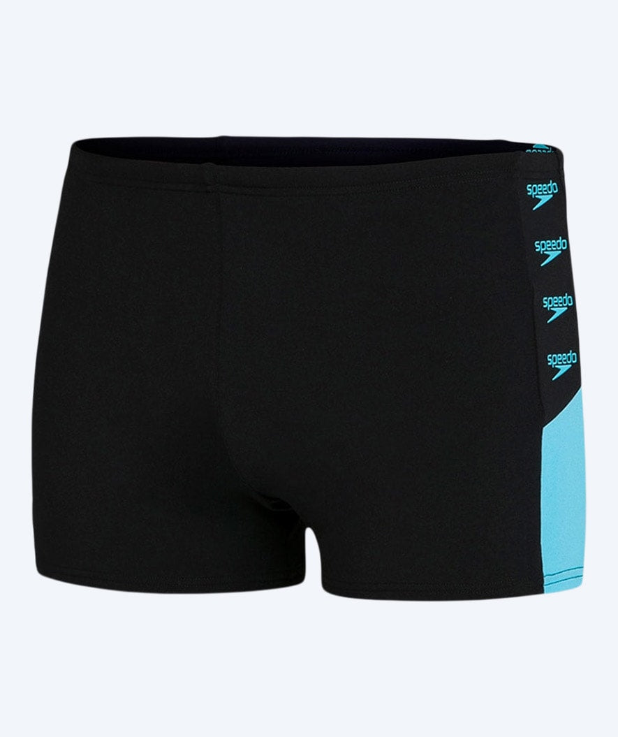 Speedo Aqua Shorts für Herren - Boom Logo Splice - Schwarz/Blau