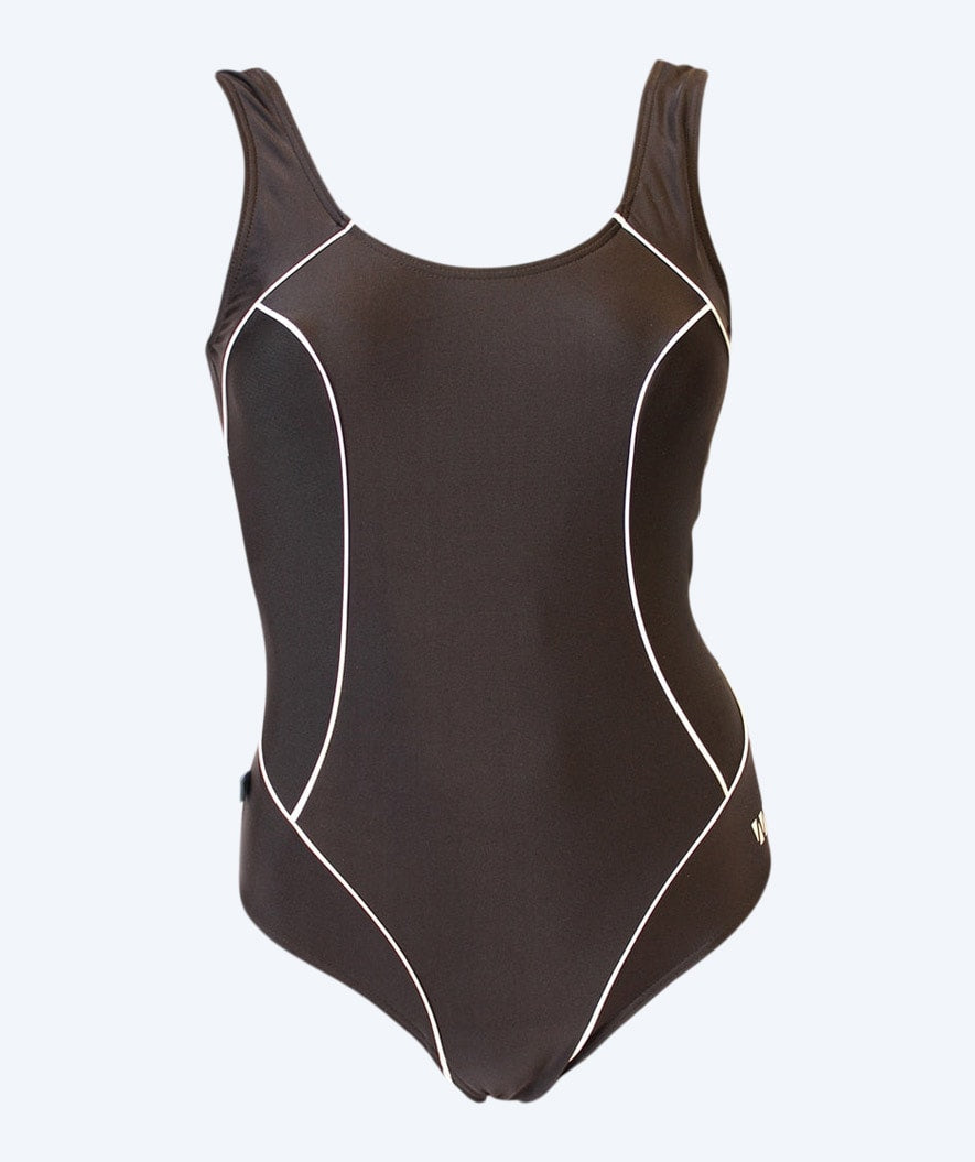 Mirou Badeanzug in großen Größen für Damen - Classic 241s - Schwarz/Weiß