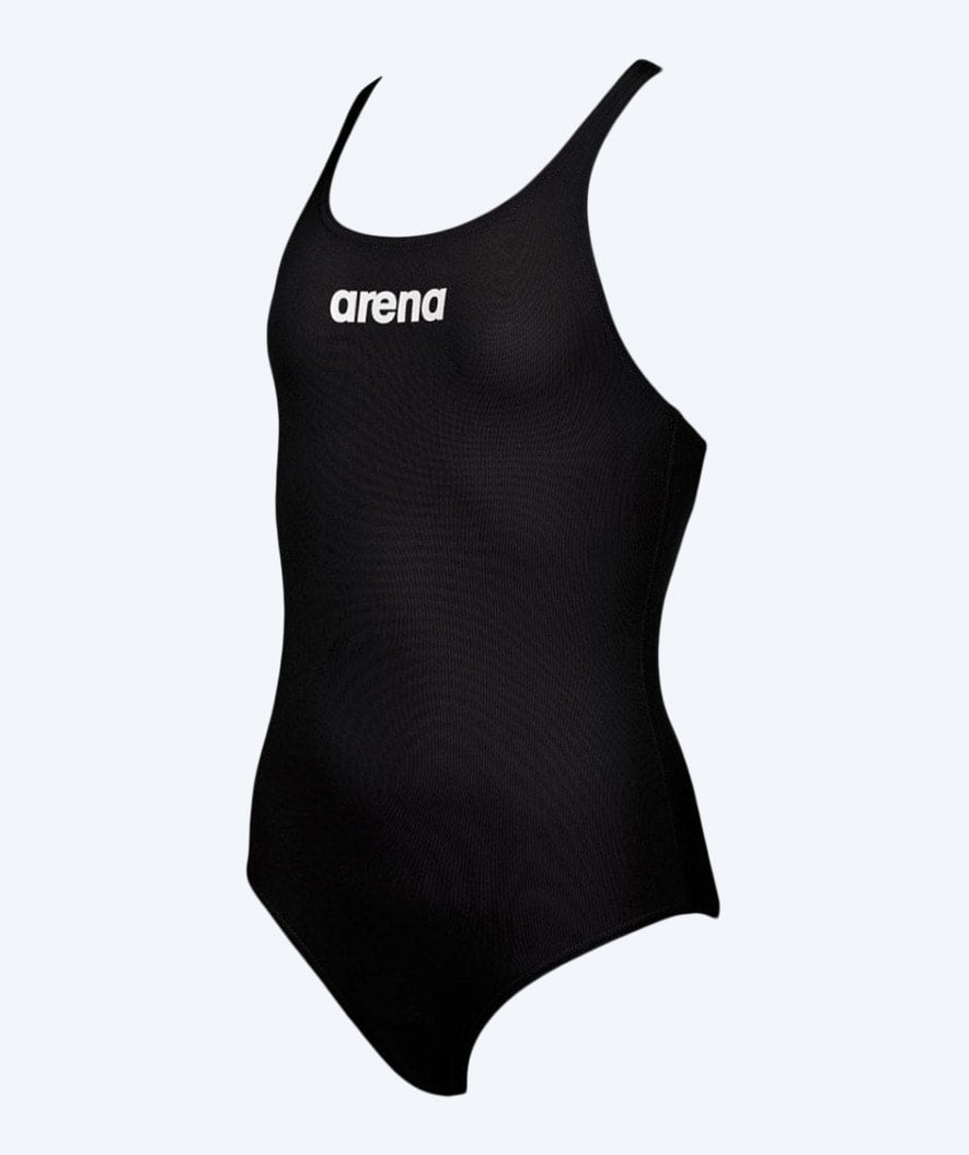 Arena Badeanzug für Mädchen - Solid Swim Pro – Schwarz