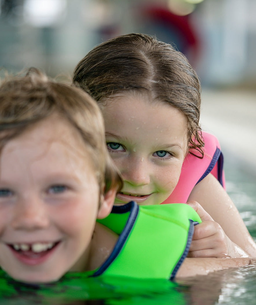 Watery Schwimmweste für Kinder (2-8 Jahre) - Basic - Grün