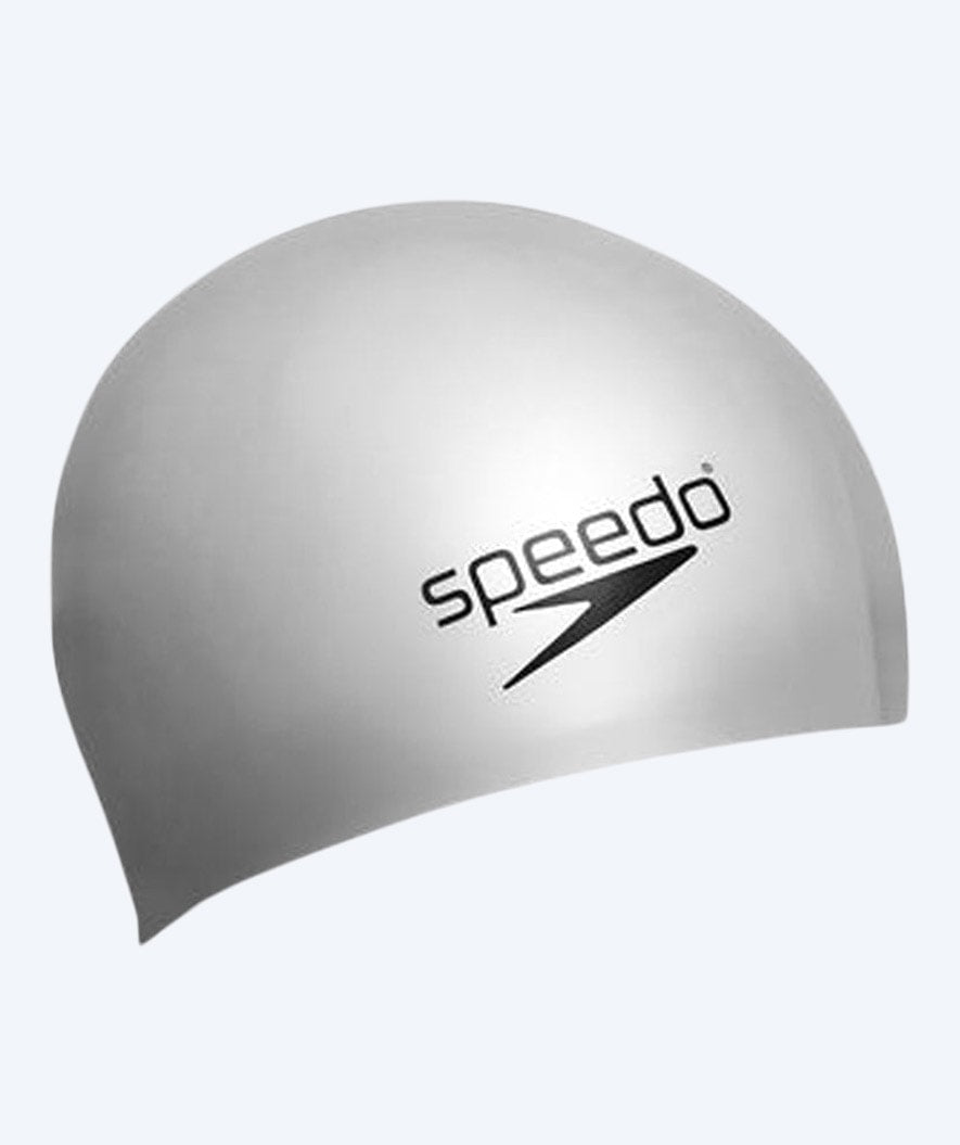 Speedo Silikon-Badekappe - Silber/Grau