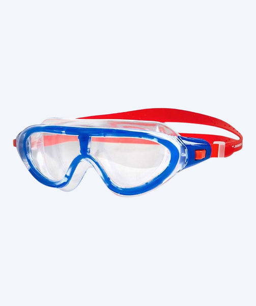 Speedo Taucherbrille für Kinder (6-14) - Rift - Hellblau mit rotem Gum –