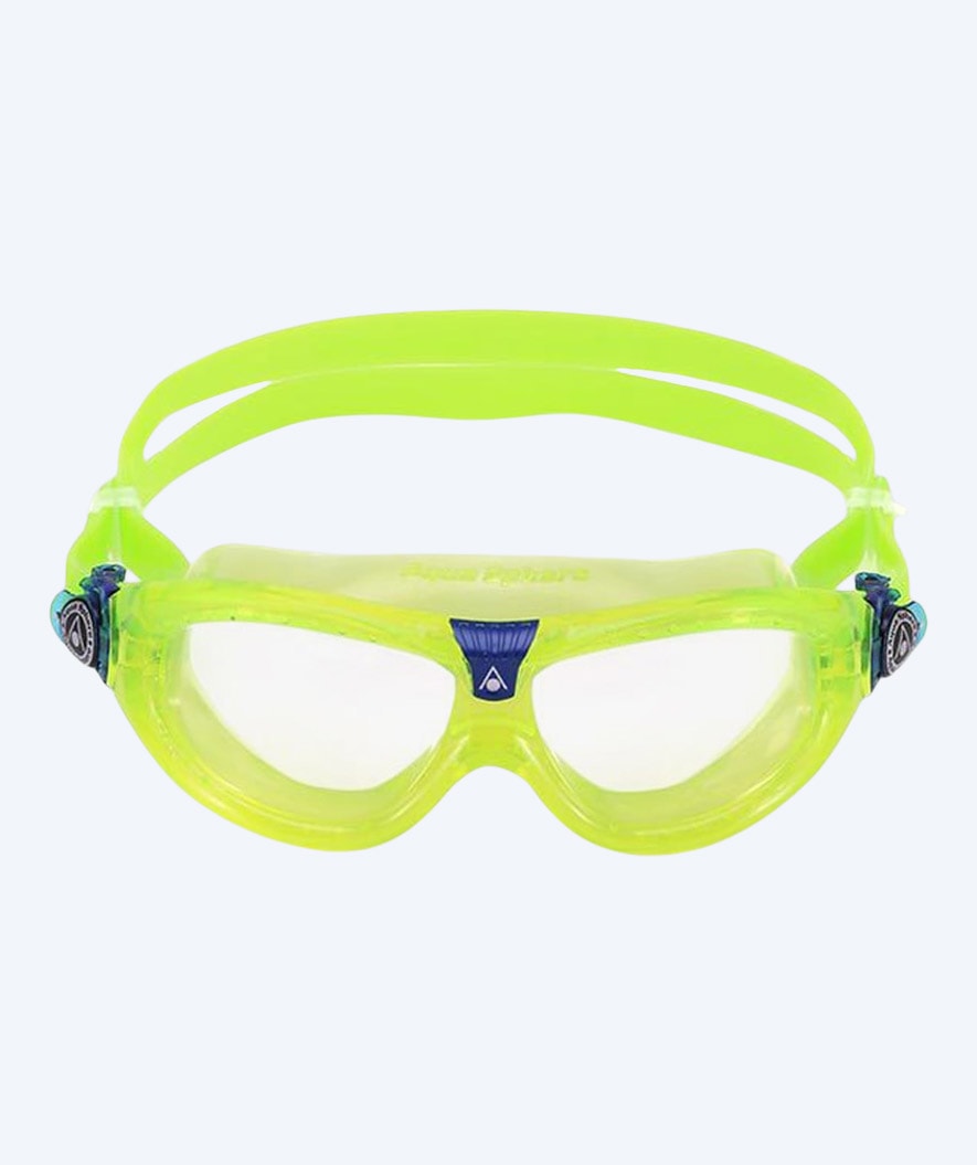 Aquasphere Schwimmbrille für Kinder (3-10) - Seal 2 - Grün (klare Sichtscheiben)