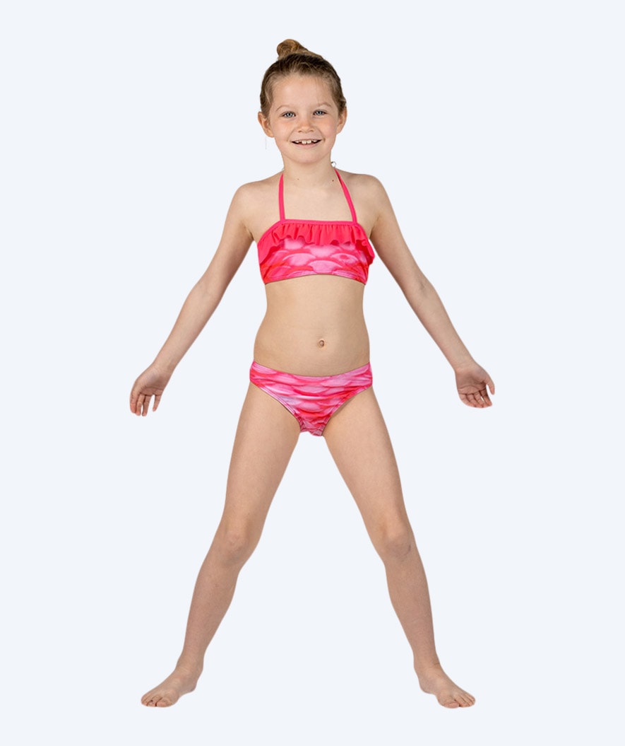 Watery Meerjungfrau-Bikini für Kinder - Set - Pink Blush