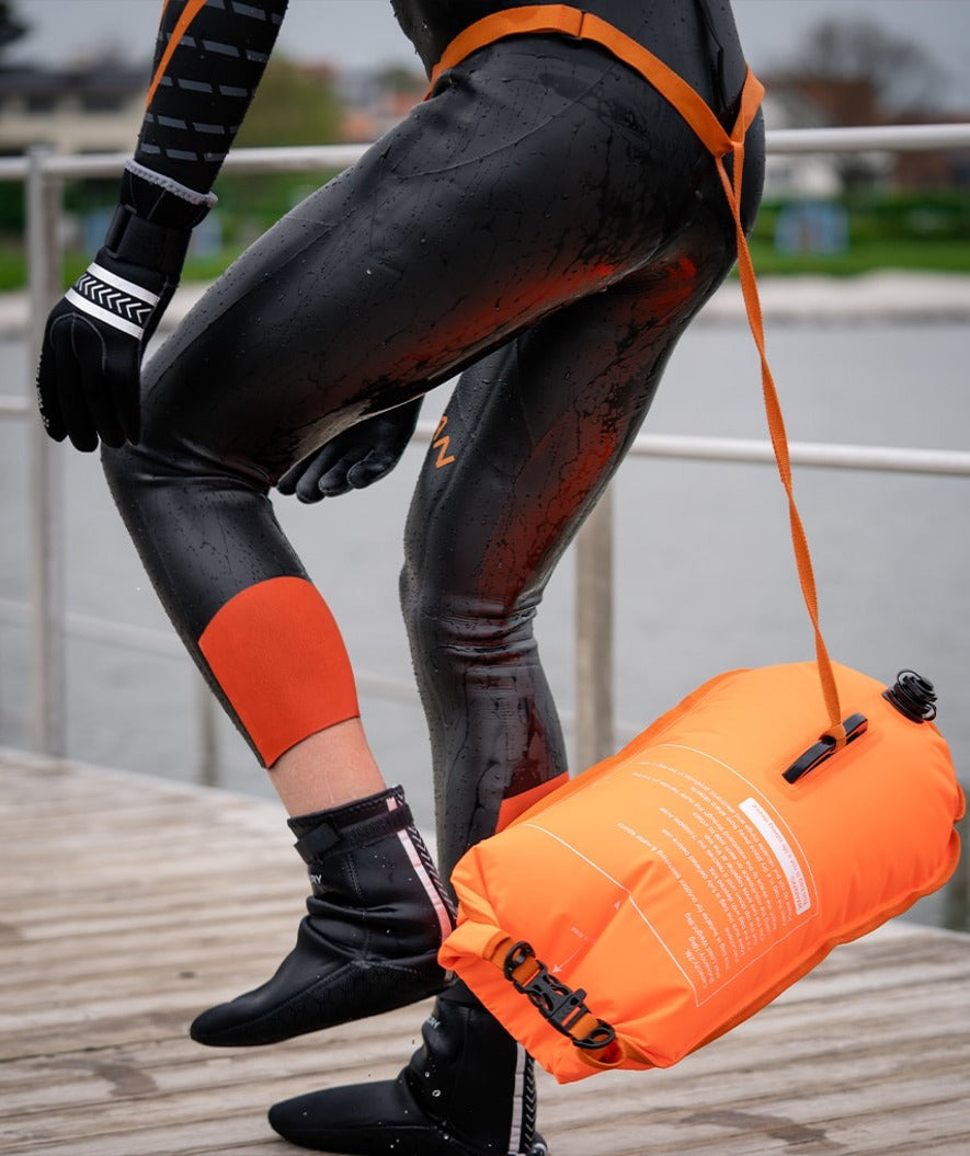 Watery Wassertasche - Swim Buoy & Dry Bag 28L - Orange