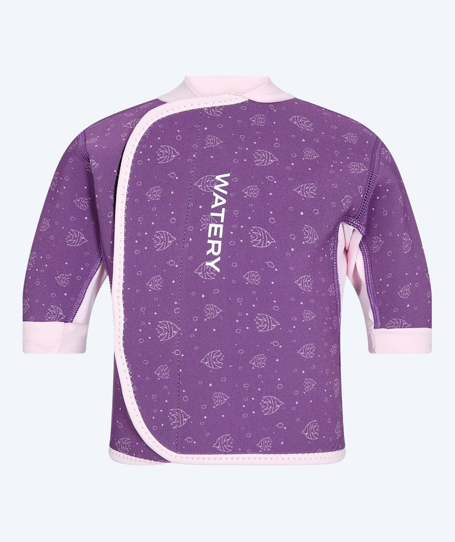 Watery Neopren Shirt - Baia Top - Atlantic Purple