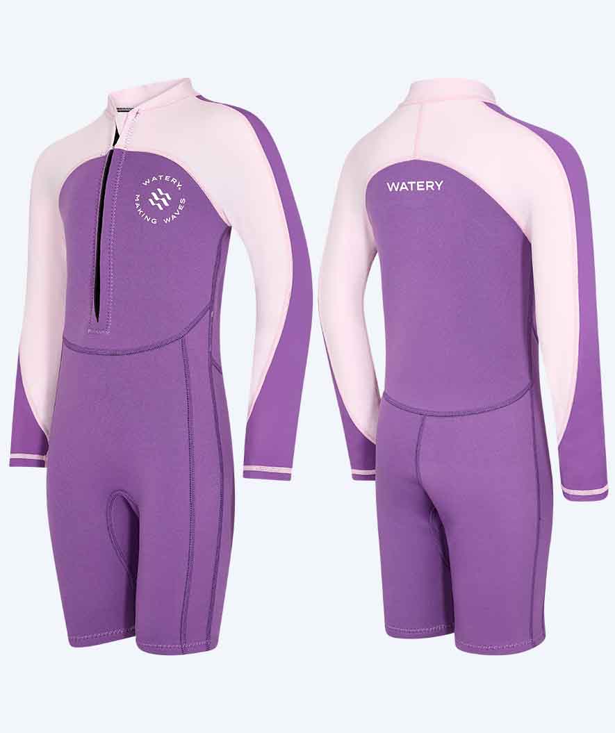 Watery Neoprenanzug für Kinder - Calypso Long Sleeve - Lila/Pink