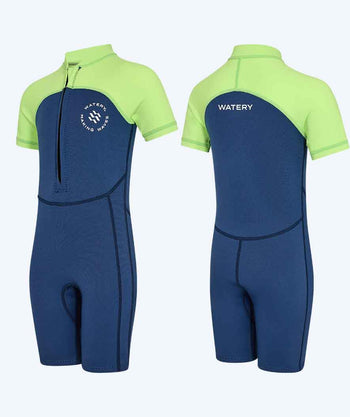 Watery UV Anzug für Kinder - Calypso Shorty - Grün/blau