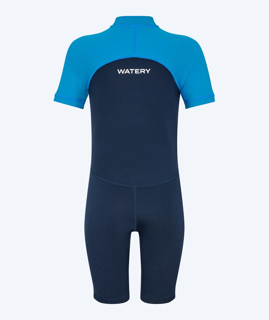 Watery UV Anzug für Kinder - Calypso Shorty - Dunkelblau