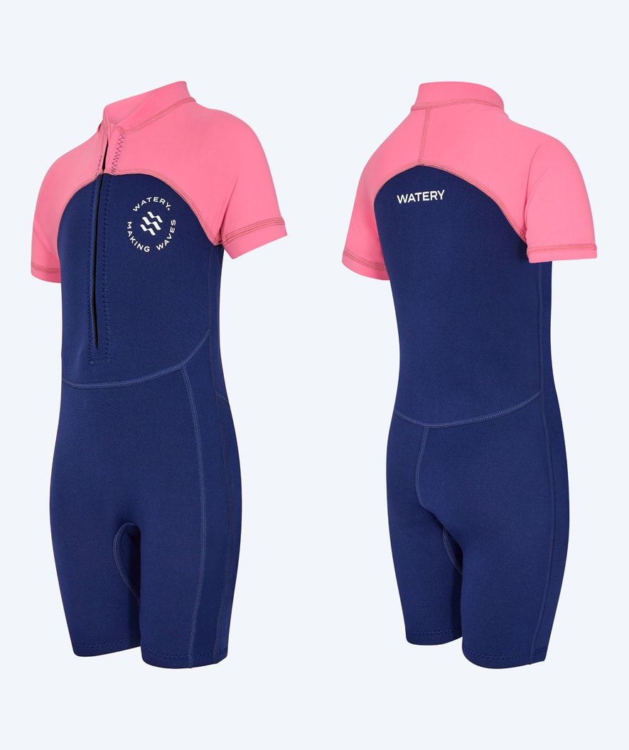 Watery UV Anzug für Kinder - Calypso Shorty - Rosa
