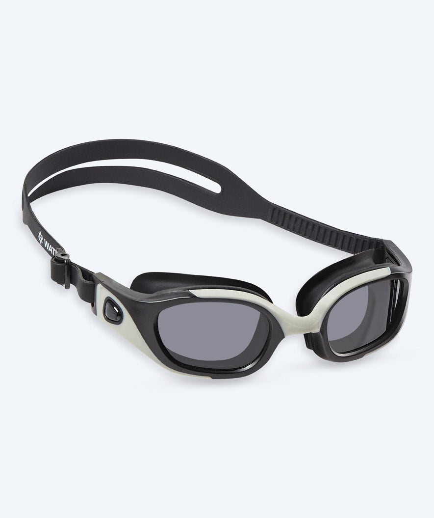 Watery Motions Schwimmbrille - Clyde Active - Grau/Rauch