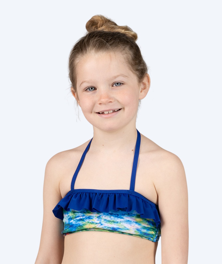 Watery Meerjungfrau Bikini Top für Mädchen - Rainbow Bloom