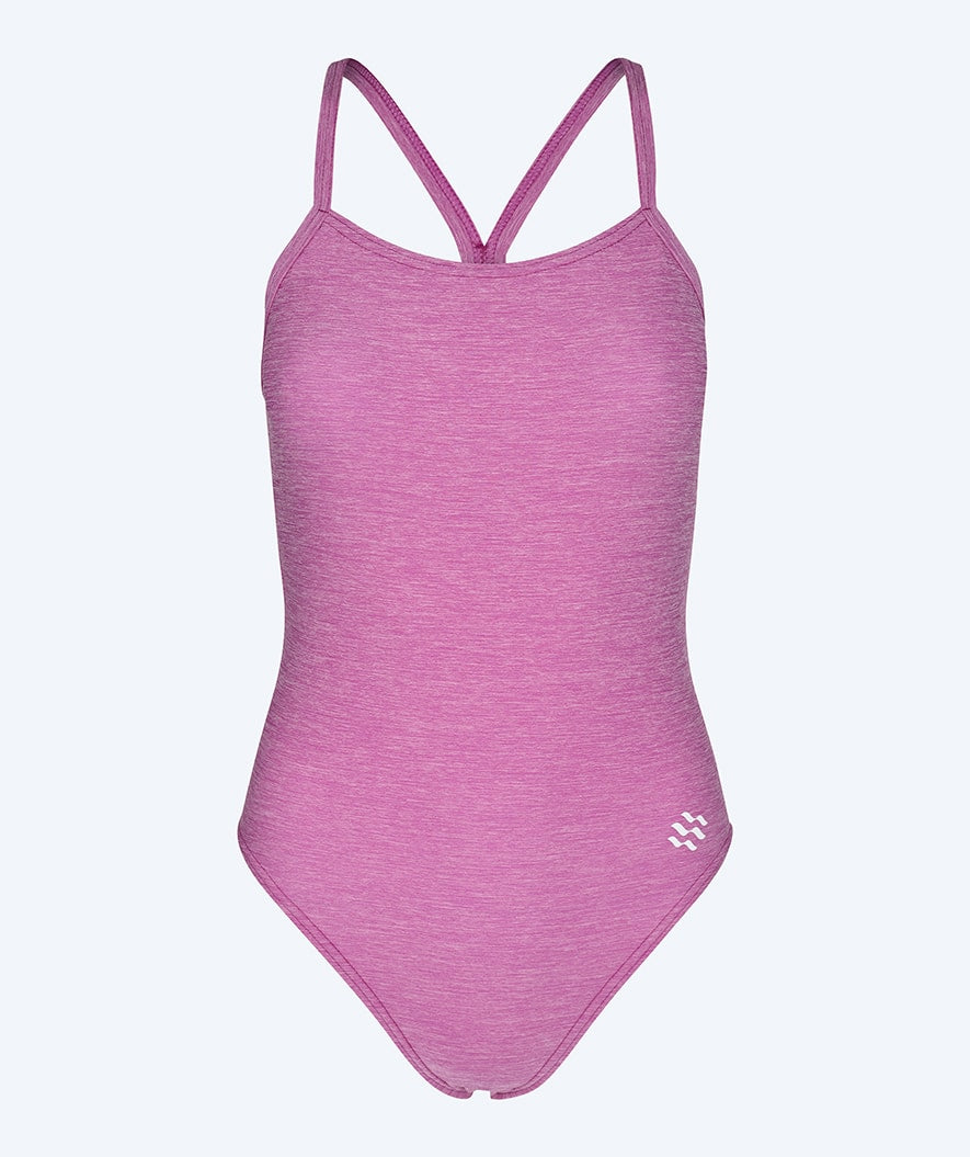 Watery Badeanzug für Damen - Melange Freestyler - Rubinrot