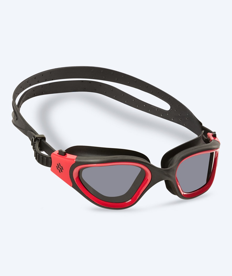 Watery Motions Schwimmbrille - Raven Active - Schwarz/Rot 1.0