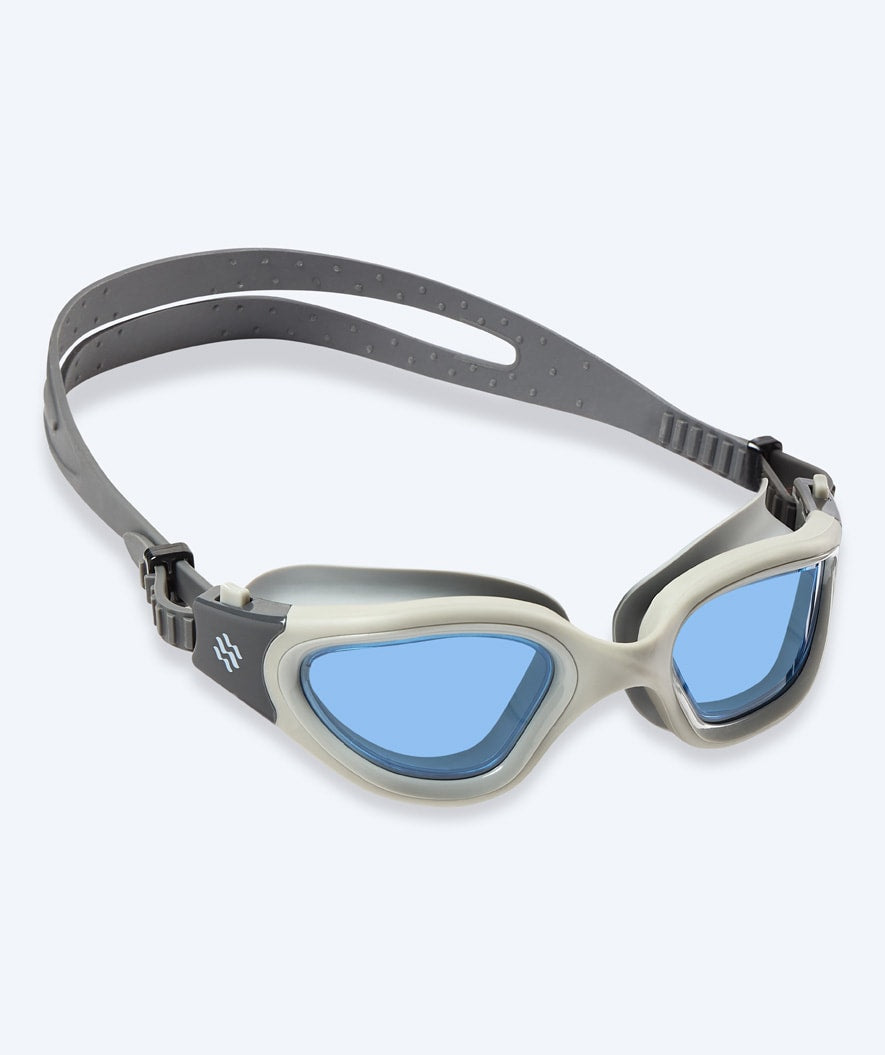 Watery Motions Schwimmbrille - Raven Active - Grau/Hellblau