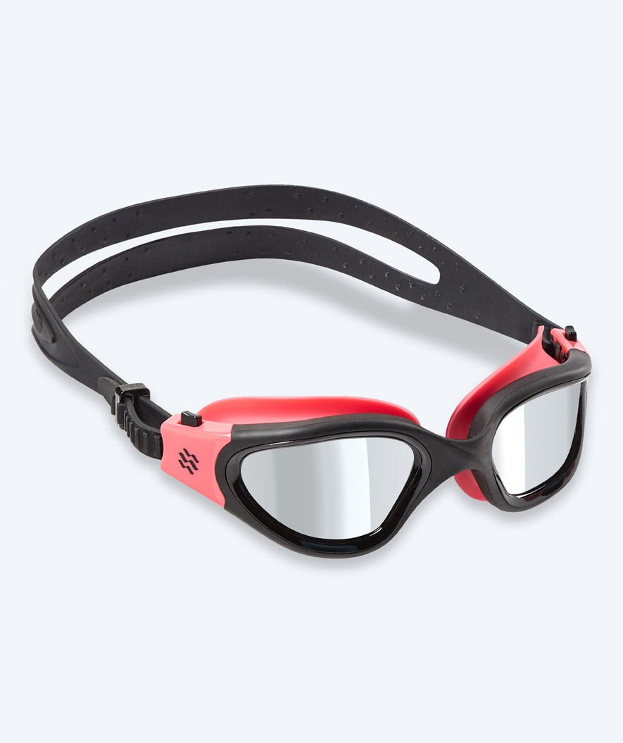 Watery Motions Schwimmbrille - Raven Mirror - Pink/Silber