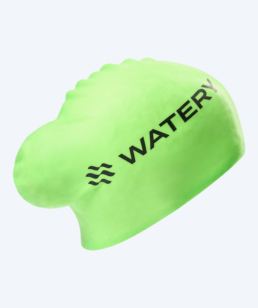 Watery Badekappe für langes Haar - Signature - Grün