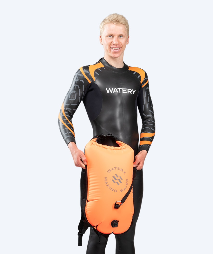 Watery Schwimmboje - Swim&Run 35L - Orange