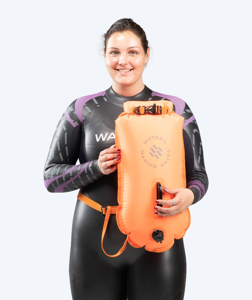 Watery Wassertasche - Swim Buoy & Dry Bag 28L - Orange