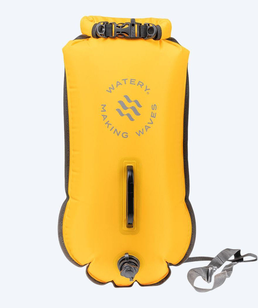 Watery Wassertasche - Swim Buoy & Dry Bag 28L - Gelb
