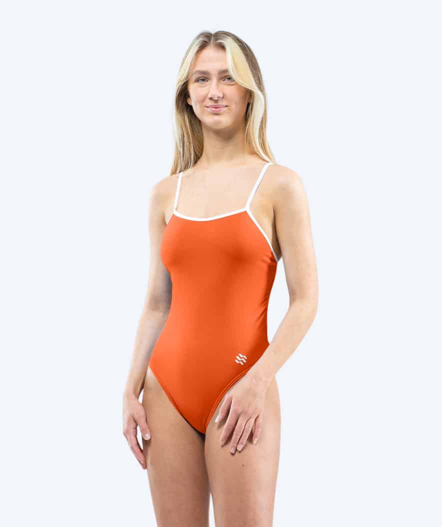 Watery Badeanzug für Frauen - Swim Rider Solid - Orange
